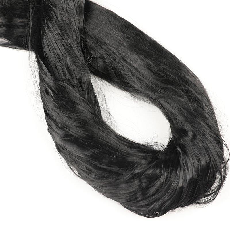 Nylon de reboque flocado 3D preto brilhante cru 66