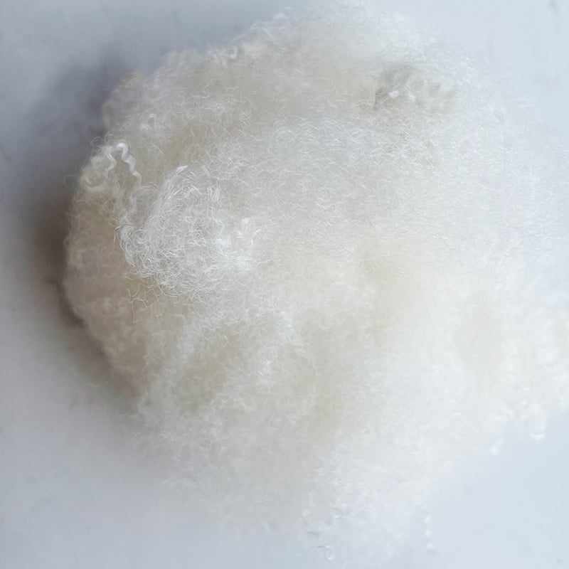 Fio de carpete 13DX120mm Fibra especial branco marfim